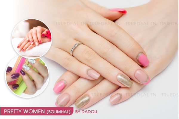 Faux ongles capsules + Gel + Pose vernis permanent
