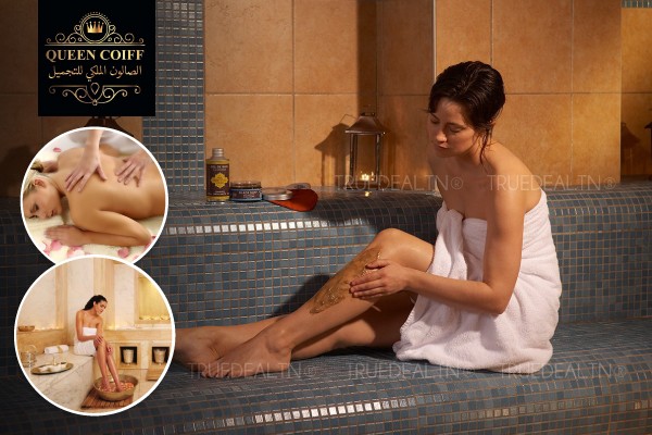 Hammam+Gommage+Enveloppement Savon Marocain+Epilation Jambes complétes ou Bras Complétes