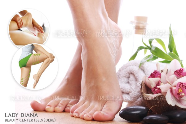 Soin des pieds médical+Massage Jambes lourdes (30min)