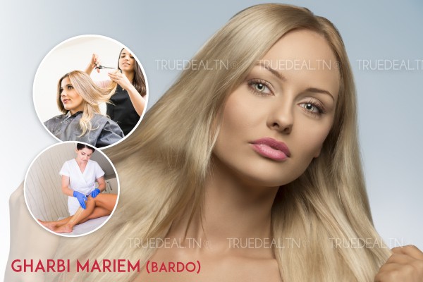 Coloration + Mèches + Coupe + Brushing + Epilation Visage, Sourcils, Bras complètes, Aisselles,Jambes Complétes