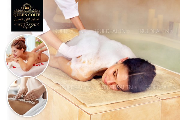 Hammam+Gommage+Enveloppement café+ Massage Relaxant Humide (10 MIN)