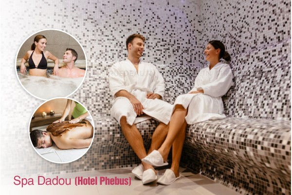 2 Hammam + 2 Gommages + 2 Enveloppements argile et savon noir + 2 Massages relaxant corps complet (30 min) + Piscine+ Jacuzzi