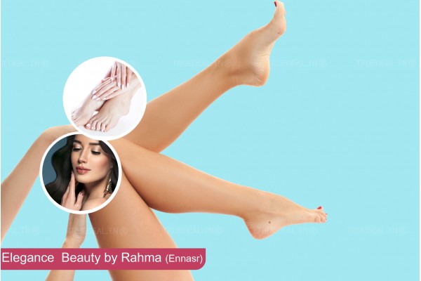 Epilation jambes +Bras+Visage+Sourcils+Soin des mains+Pose vernis permanent+Brushing