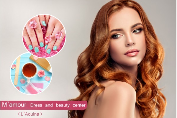 Coloration+Brushing+Epilation Visage,Sourcils+Jambes complétes+Bras complétes+Aisselles+Soin des mains+Pose vernis permanent