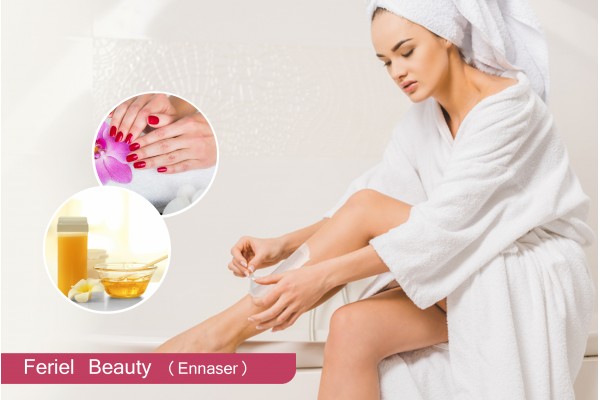 Epilation jambes+ Bras+ aisselles+ visage+ sourcils+ maillot intégrale+ Soin des mains+Pose vernis permanent