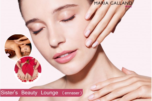 soin de visage spécifique(Maria galland)+massage relaxant(30min)+2 poses vernis permanent