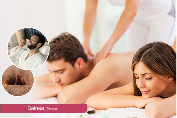 Hammam+Gommage+Enveloppement aux algues+Massage Relaxant (30 min)+Piscine+Jacuzzi