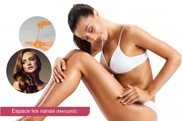 Epilation jambes+Epilation Bras+Epilation aisselles+Epilation dos+Epilation ventre+ Epilation maillot intégrale+ brushing