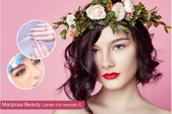 Coloration+Coupe+Brushing+Epilation visage+ Epilation Sourcils+pose vernis permanent