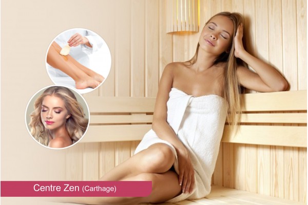 Hammam+Gommage+Enveloppement+Epilation Jambes+Bras+aisselles+Maillot intégral +Brushing