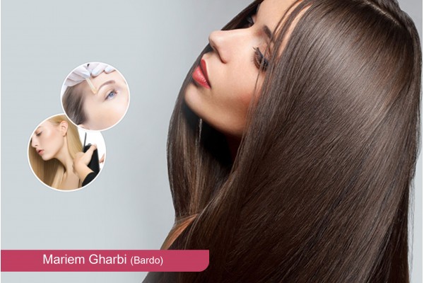 Protéine (toute longueur de cheveux )+ Coupe + Brsuhing + Epilation visage, sourcils