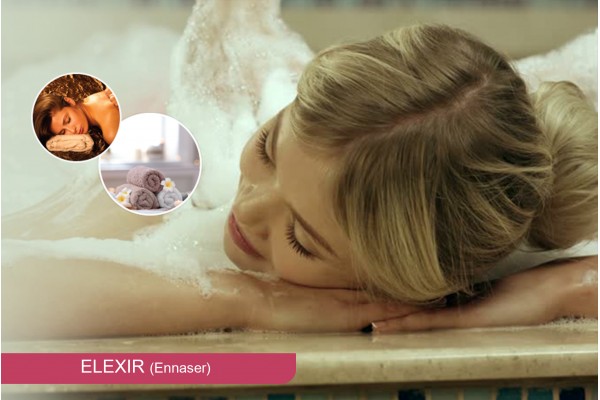 Hammam+Gommage+Enveloppement+Massage Relaxant (25min)+Brushing
