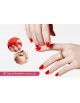 Faux ongles (Capsule) + Gel + Pose vernis permanent+Design+Epilation sourcils+Brushing