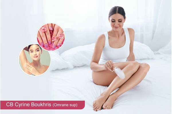 Epilation Jambes Complètes, Bras Complètes, Aisselles, Visage, Sourcils + Brushing + Pose Vernis Permanent