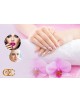 Faux ongles (Capsule) + Gel + Pose vernis permanent+Design+Epilation sourcils+Epilation lèvre sup+Brushing