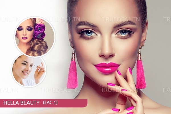 Maquillage Soirée + Brushing Artistique + Epilation Sourcils, Lèvre Supérieure + Soin Des Mains +Pose Vernis Permanent