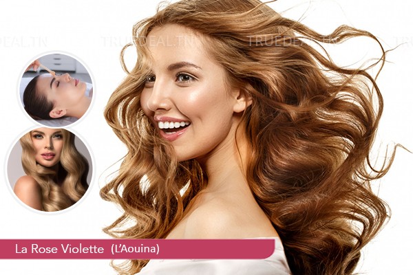 Coloration +Mèches + Coupe + Brushing + Epilation visage + Epilation Sourcils