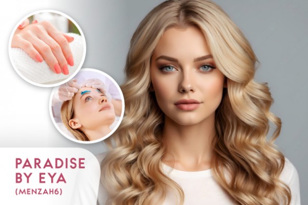 Coloration ou méches + Brushing+ Epilation visage+ Epilation sourcils+ Pose vernis permanent